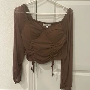 Madden NYC sheer shirt Large